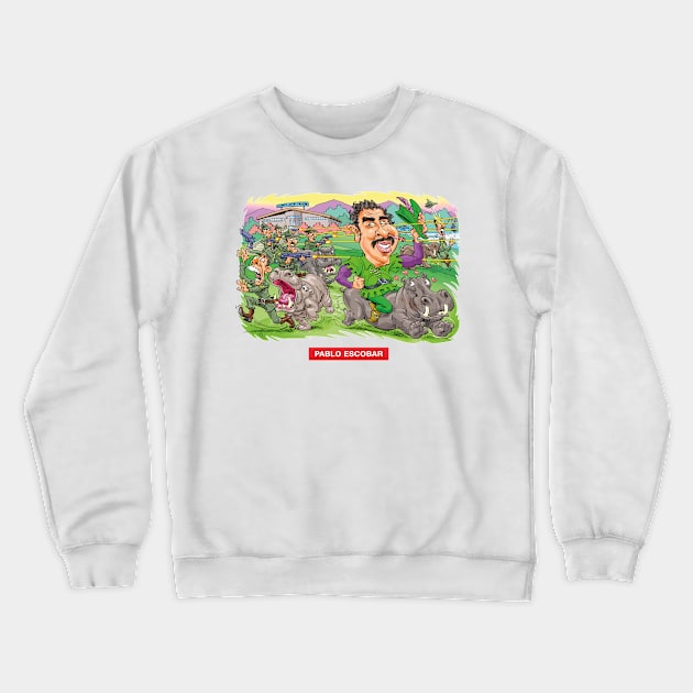 Pablo Escobar Crewneck Sweatshirt by PLAYDIGITAL2020